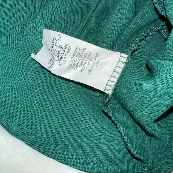 Altar'd State Lola Crossover Blouse 
in Forest Green - Large, never worn - Picture 14 of 14